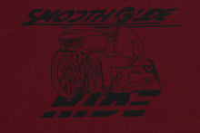 Load image into Gallery viewer, Rd. Smooth Glide Ride T-Shirt Burgundy
